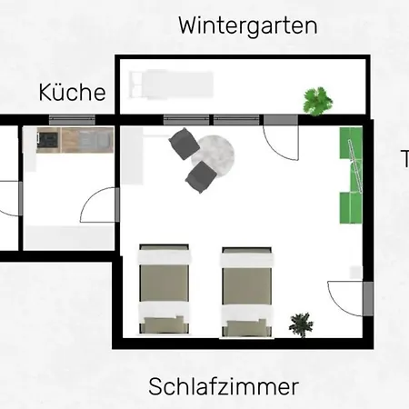 Διαμέρισμα Frisch Saniertes Design-studio Mit Privatem Lichthof -barrierefrei ! - Waschmaschine Bietigheim-Bissingen